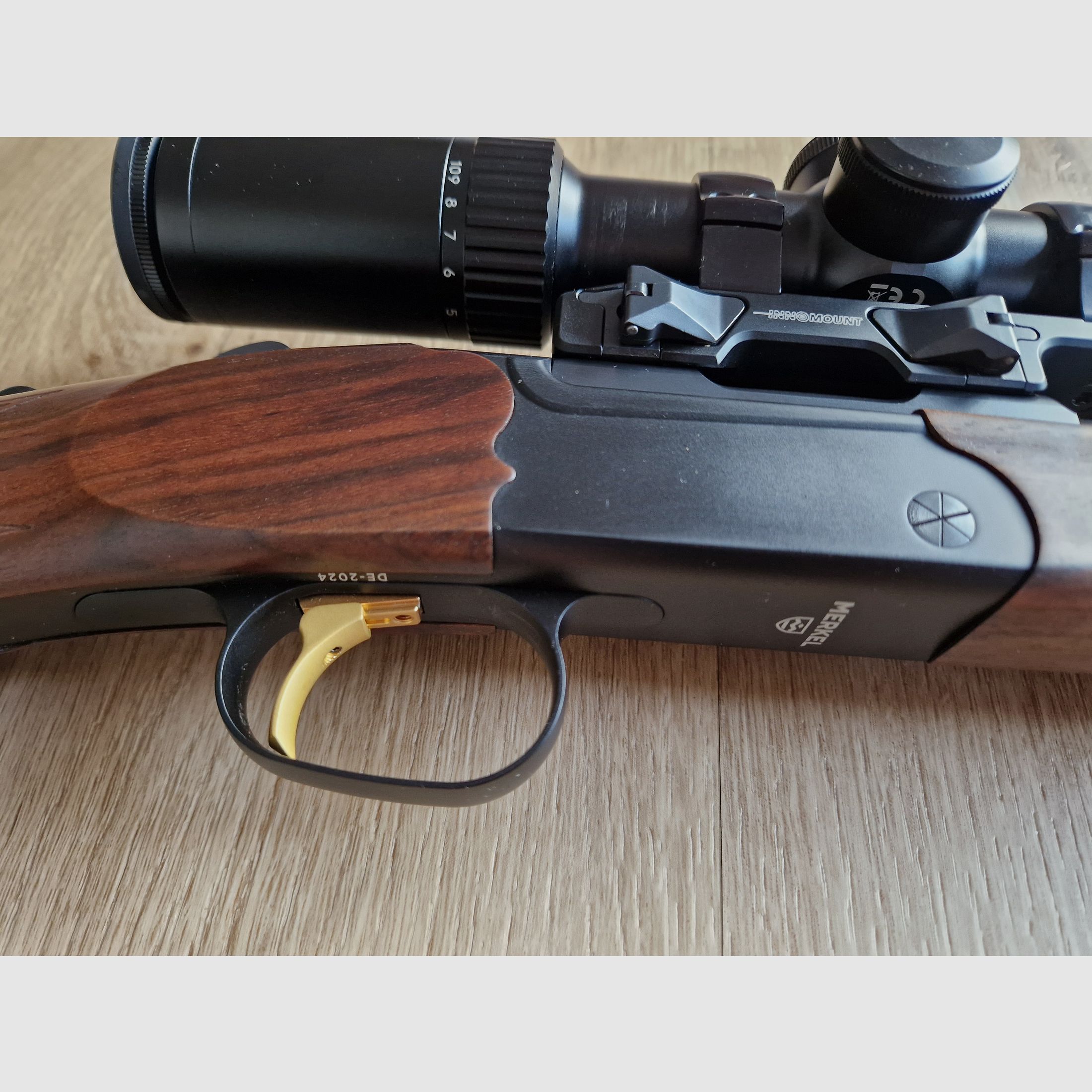 Offerta completa Merkel K5 Extreme calibro .308 Win (ottica inclusa montaggio, silenziatore e cinghia per fucile)