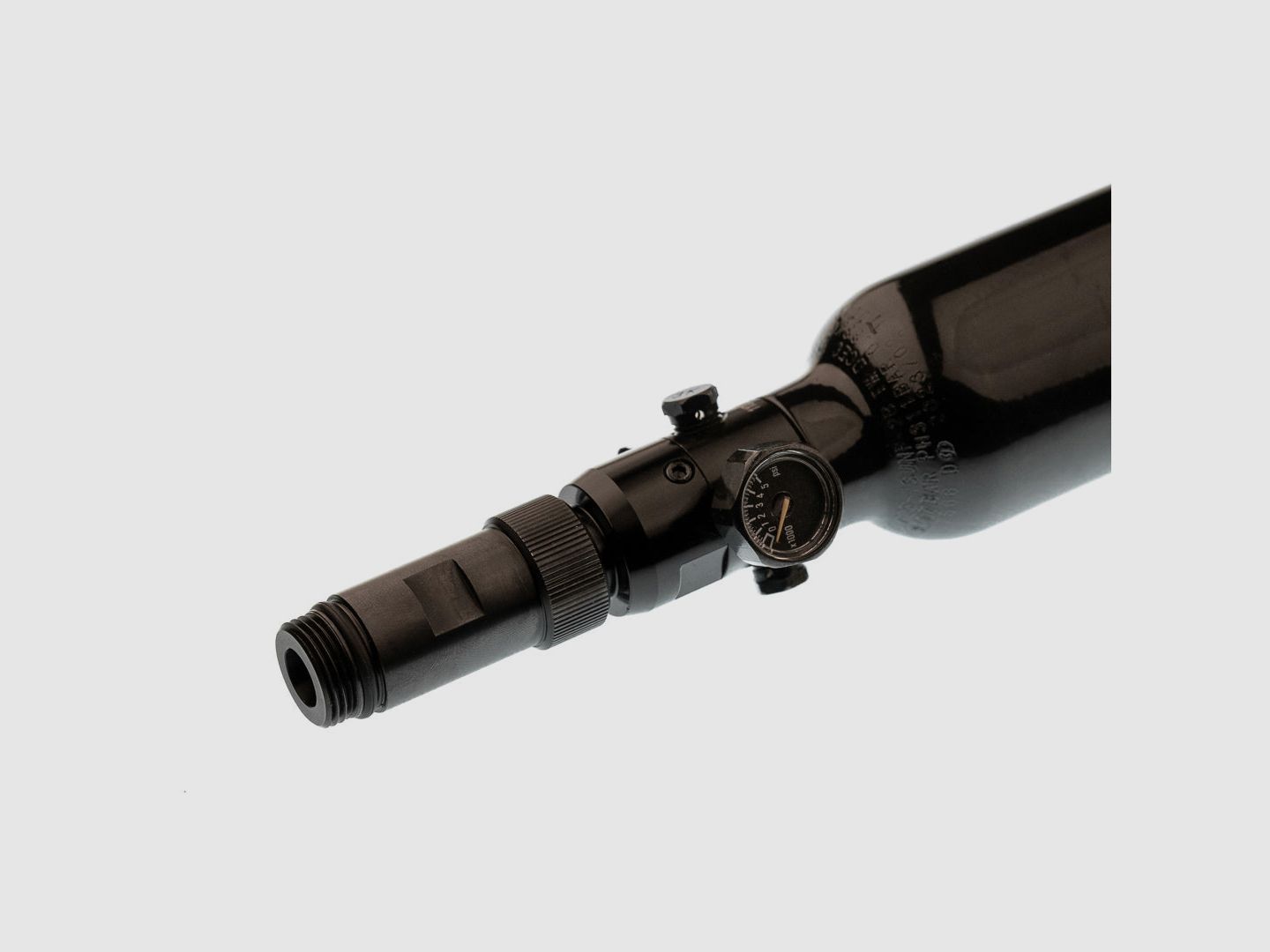 KOMBI | 0,2 LITER HPA Flasche 1100 PSI + Remote Line Adapter | HDR50 | HDP50 | HDS68 | HDX68 | HDB68 | HDR68