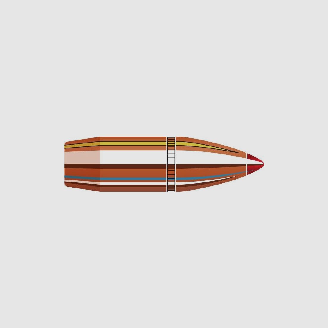 HORNADY OGIVEN 30 Kal. .308 160 gr FTX