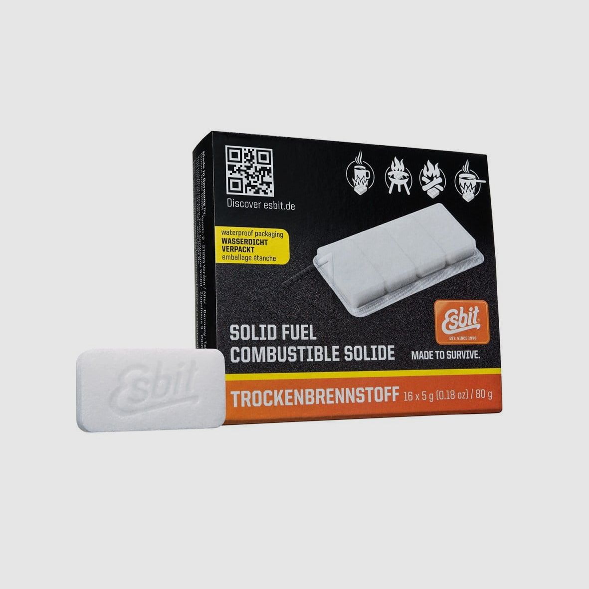 Esbit Trockenbrennstoff-Tabletten 16x5 g