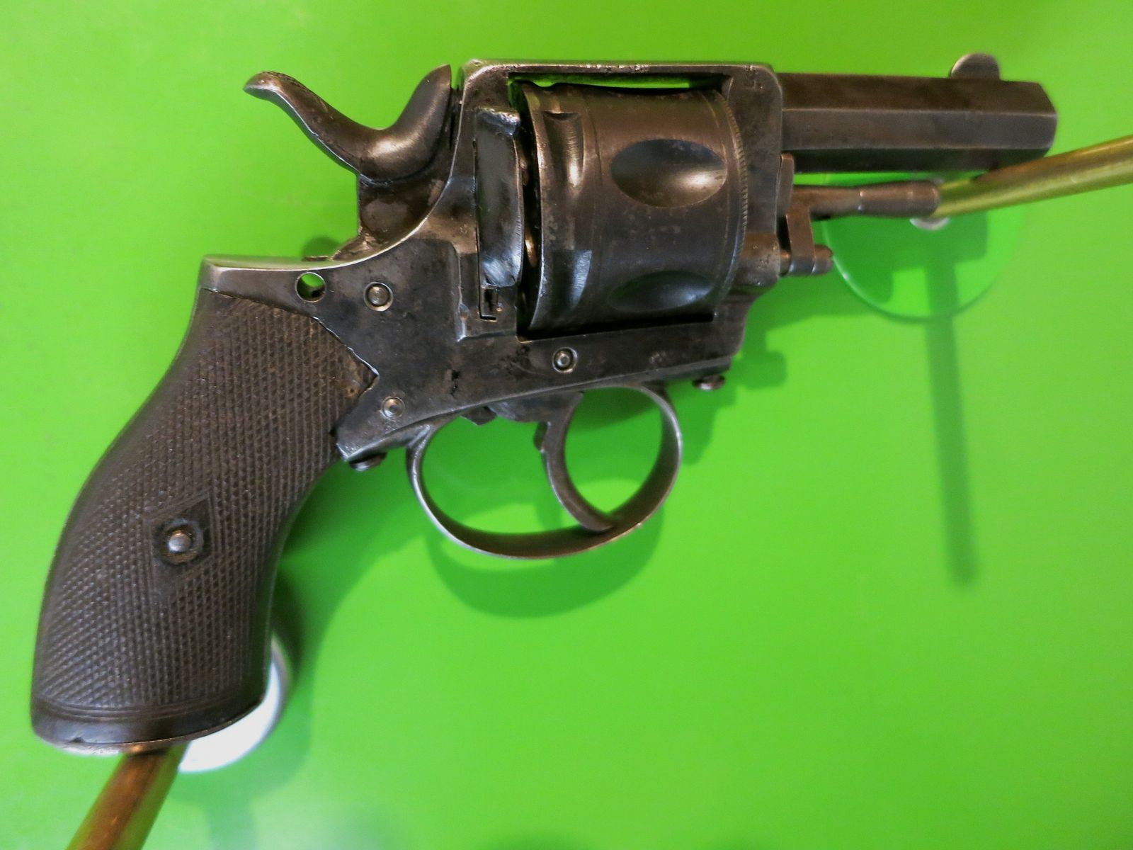British Bulldog Revolver im Taschenformat, 6-schüssig, Kal. 7 mm/.320     #91-, Bild 1 von 14