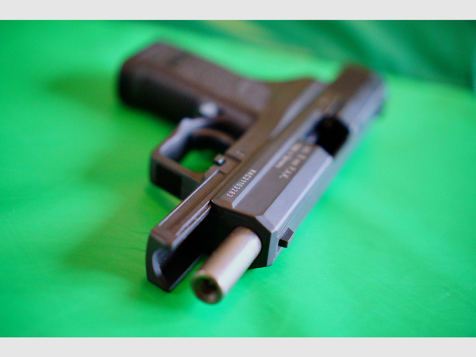 Röhm RG 96 Schreckschuss Pistole brüniert (PTB 699) neuwertig!
