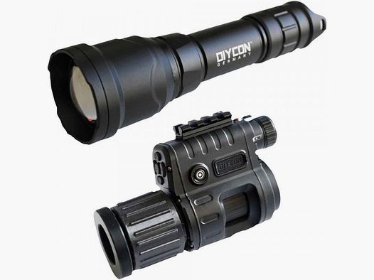 NACHTSICHTGERÄT DIYCON DNVC-3 BLACK MAMBA INKL. IR-AUFHELLER PREDATOR 2