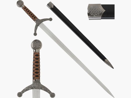 Kelten sword with scabbard and beautiful decorations