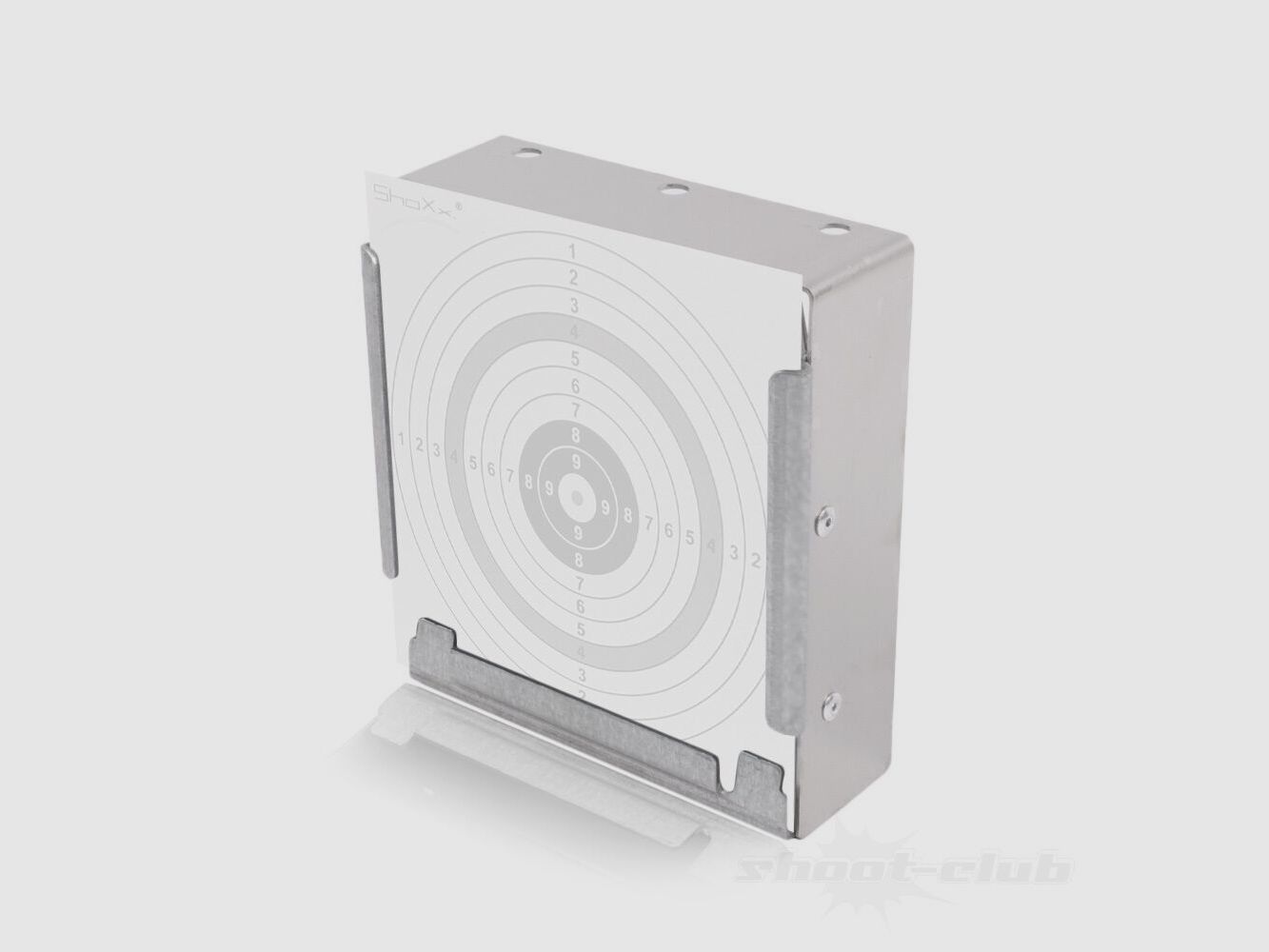 shoot-club GmbH stainless steel bullet trap + 100 target sheets + Gamo expander