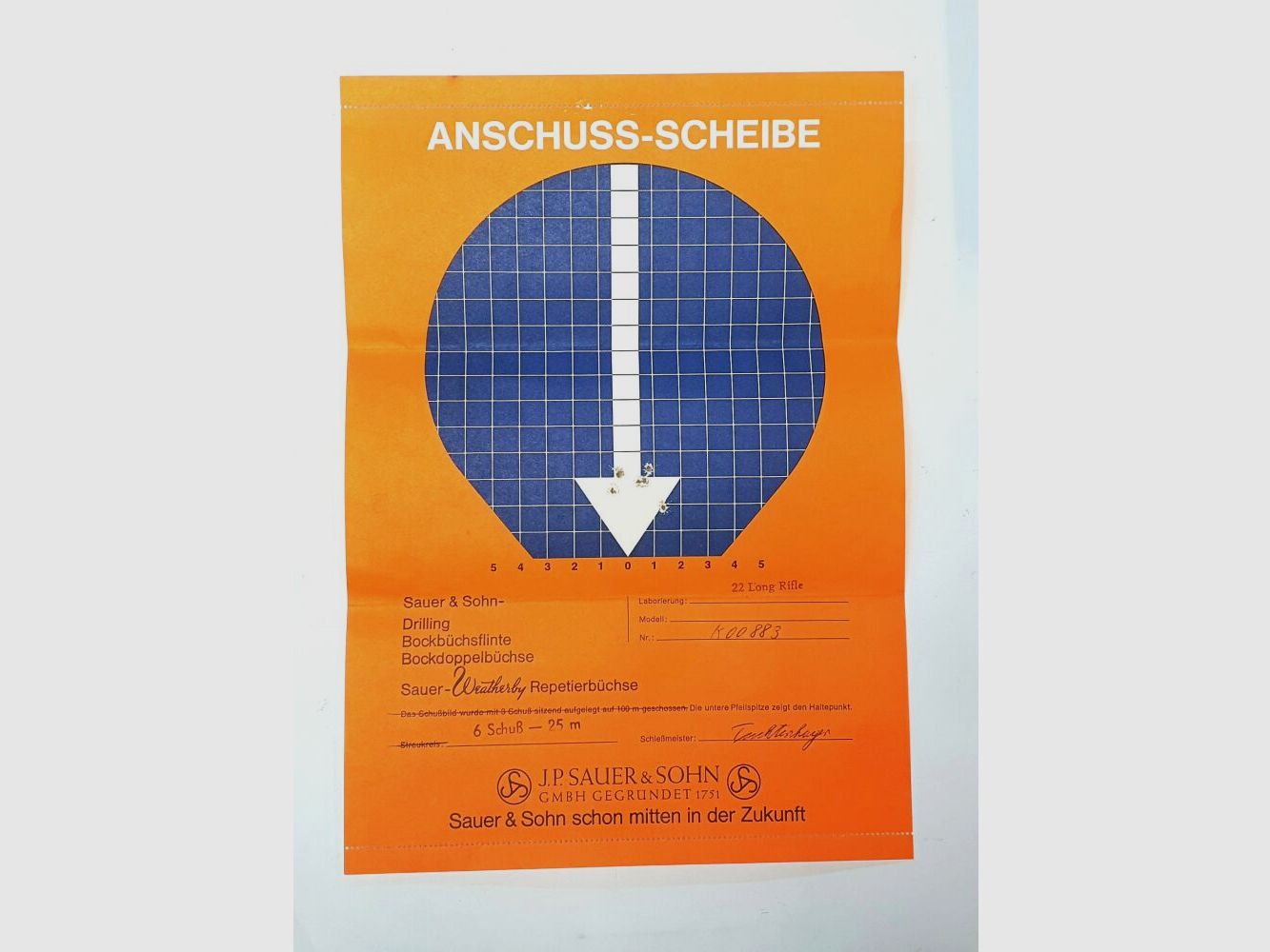 Carl Walther Waffenfabrik Ulm !Rarität! Luftpistole Walther Model 53 - 4,5mm Diabolo