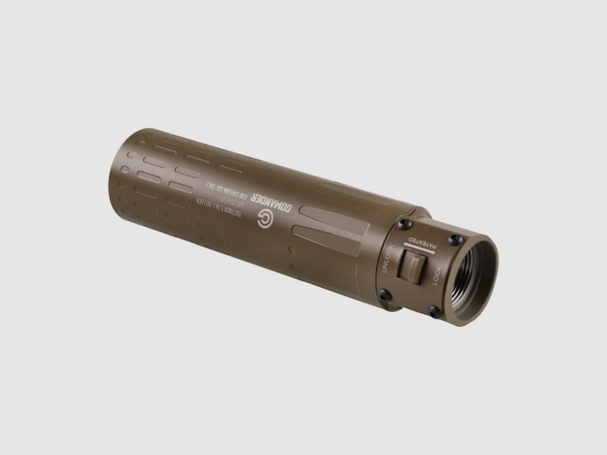 Tłumik do broni Gomander QD 5.56/223 FDE, zdjęcie 2 z 7