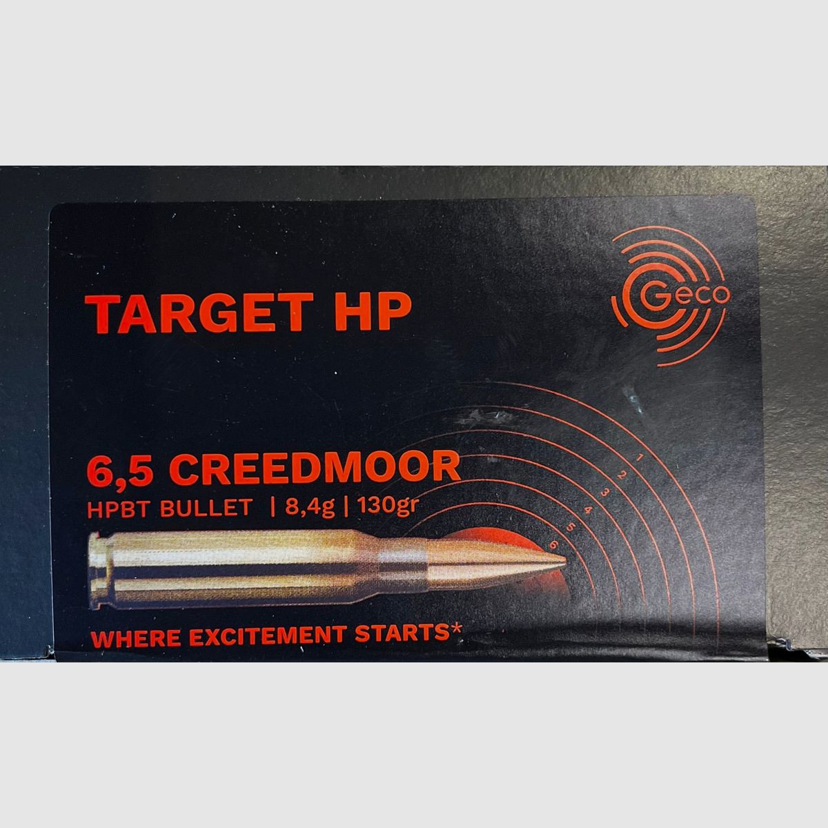 Geco 6,5 Creedmoor TARGET HPBT 130grs - 50 disparos