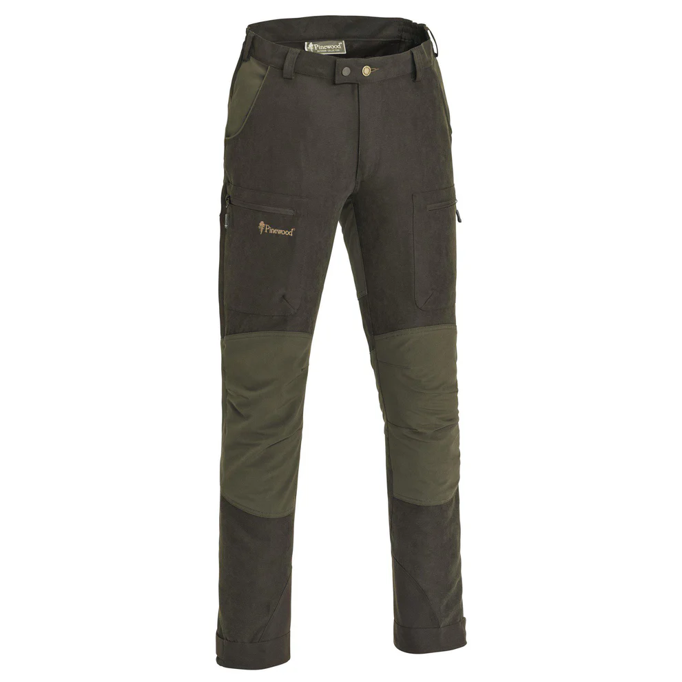 Pinewood Furudal Caribou Hunt Trousers – suede brown/ dark olive