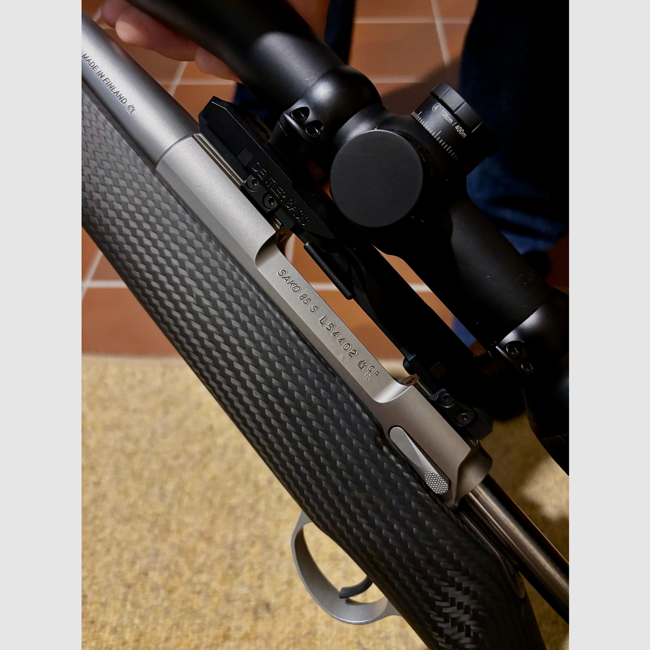 SAKO 85 Carbonlight M .308 Win Premium complete package | new SAKO carbon stock 2026 | Steiner Ranger 4 - 16 x 56 BC | Stalon XE108 suppressor | Dentler rail | 5100 € negotiable, image 8 of 19