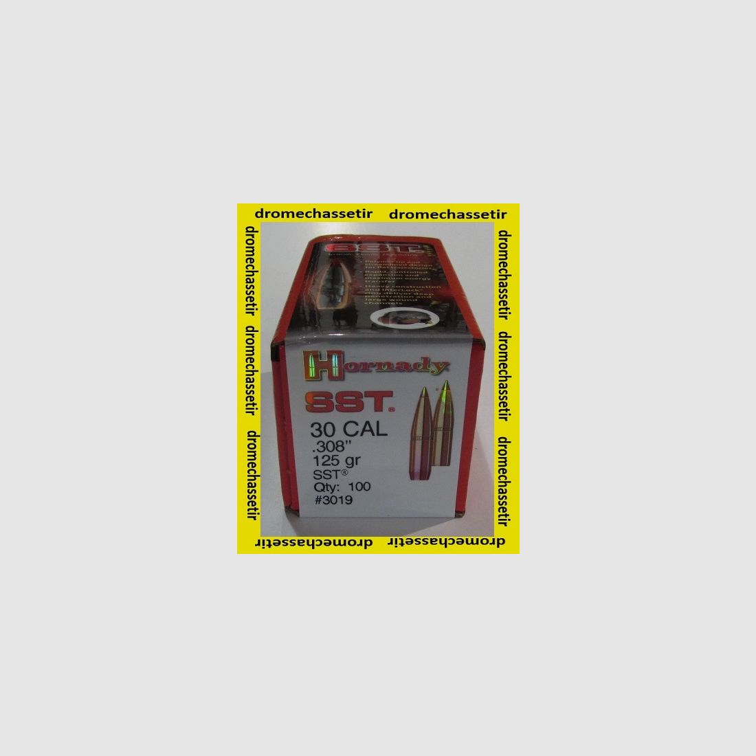 Caja de 100 balas Hornady, cal. 30 (0.308), SST 125 Granos