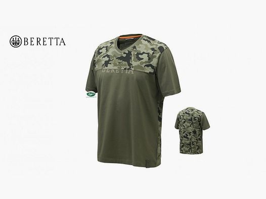 BERETTA T-Shirt Camo grün TS911