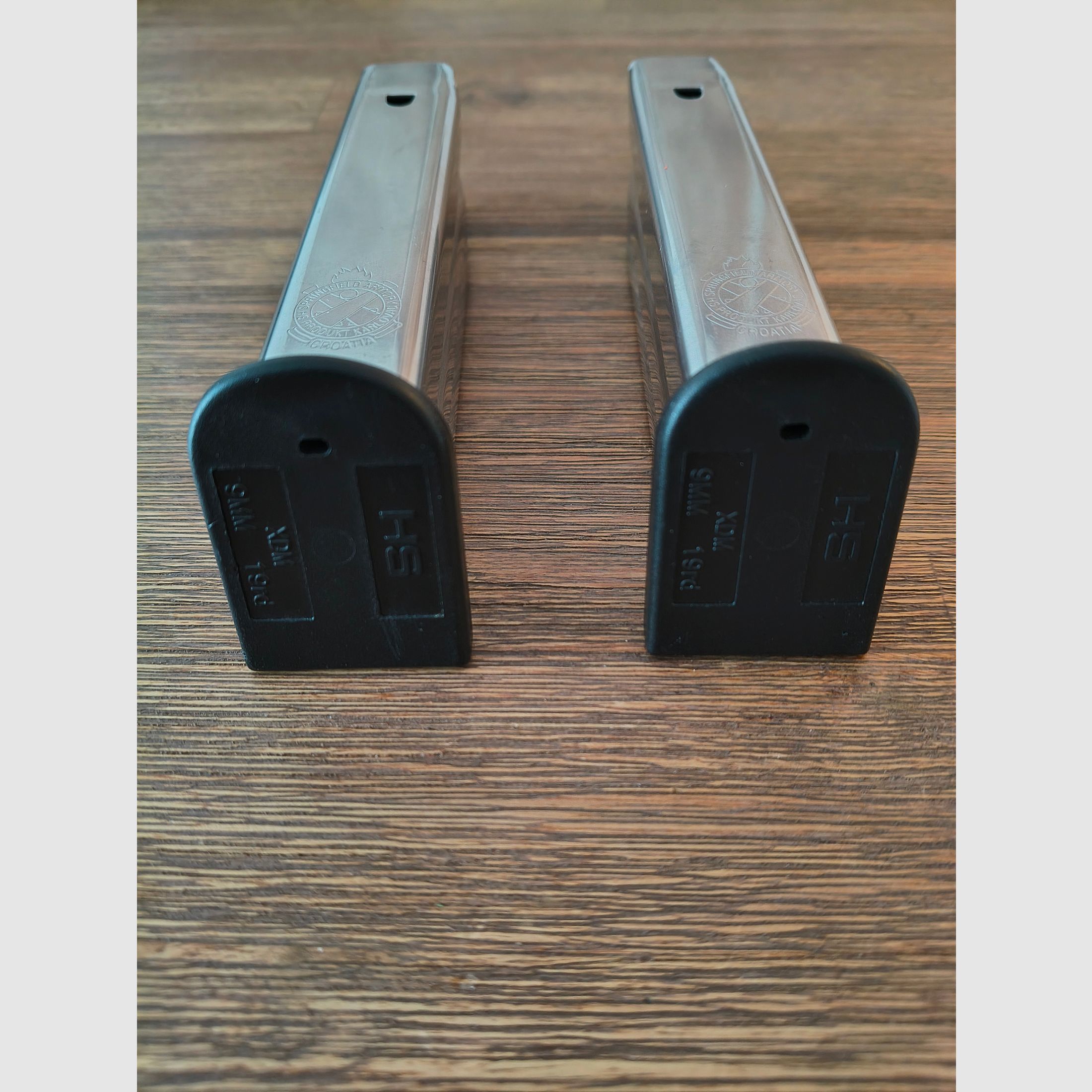 Springfield Armory XDM 9mm 19-cartouche chargeur original en acier inoxydable