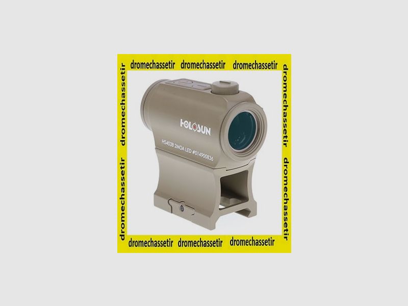 Kompaktes Rotpunktvisier Holosun 2 Moa Picatinny-Montage HS403B FDE, Bild 3 von 4
