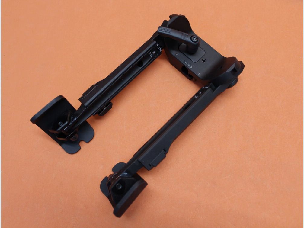 Fortmeier Fortmeier Zweibein H184 3-P 06:00 Höhe ca. 184 - 235mm Alu schwarz mit Rastenverstellung und Kufen