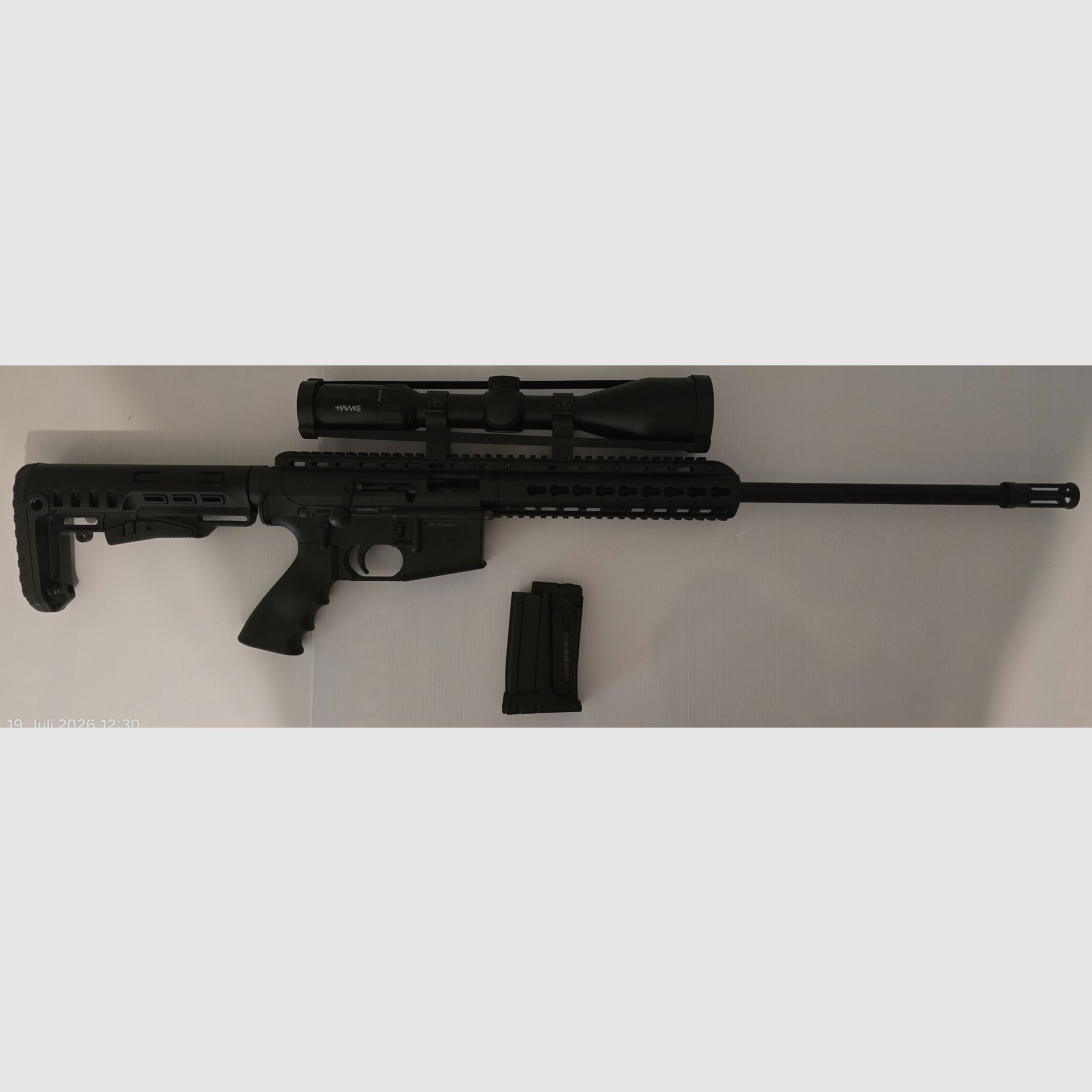 Pallas BA15-22 Gen 3 22LR KK repeating rifle in AR15 look