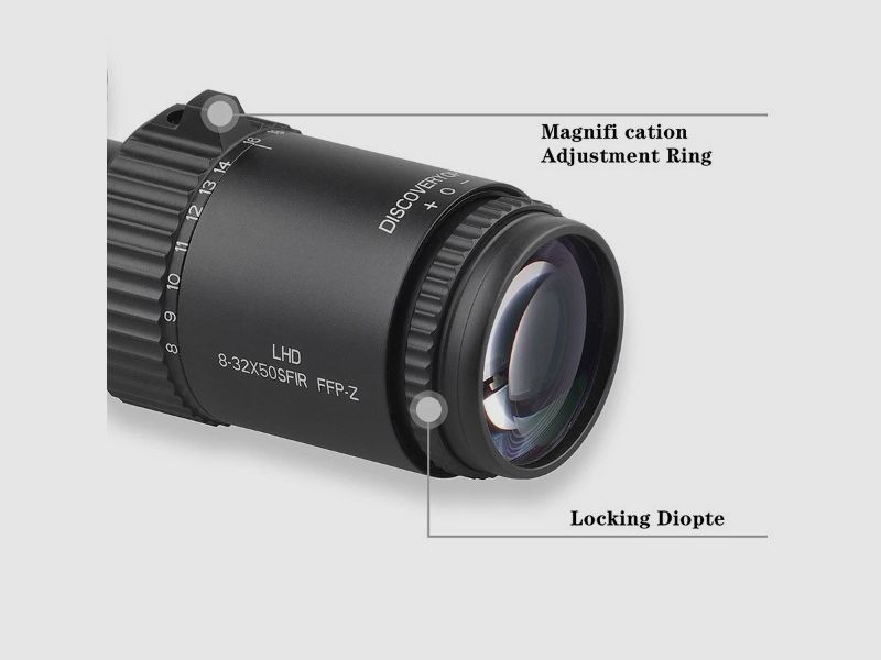 Discovery Optics 8-32X50 Zielfernrohr, für Jagd, Zielschießen, Ziel - NEUWARE, Bild 3 von 6