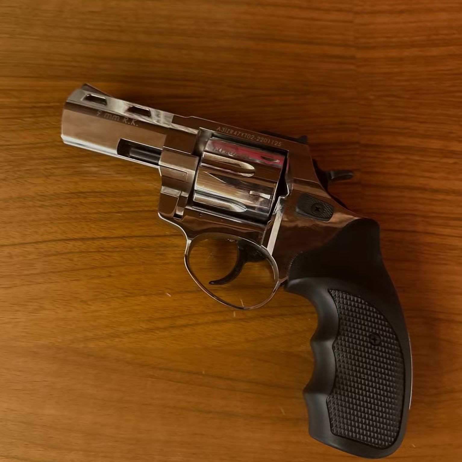 Pistola de fogueo Zoraki R2 negra 3 pulgadas cromo