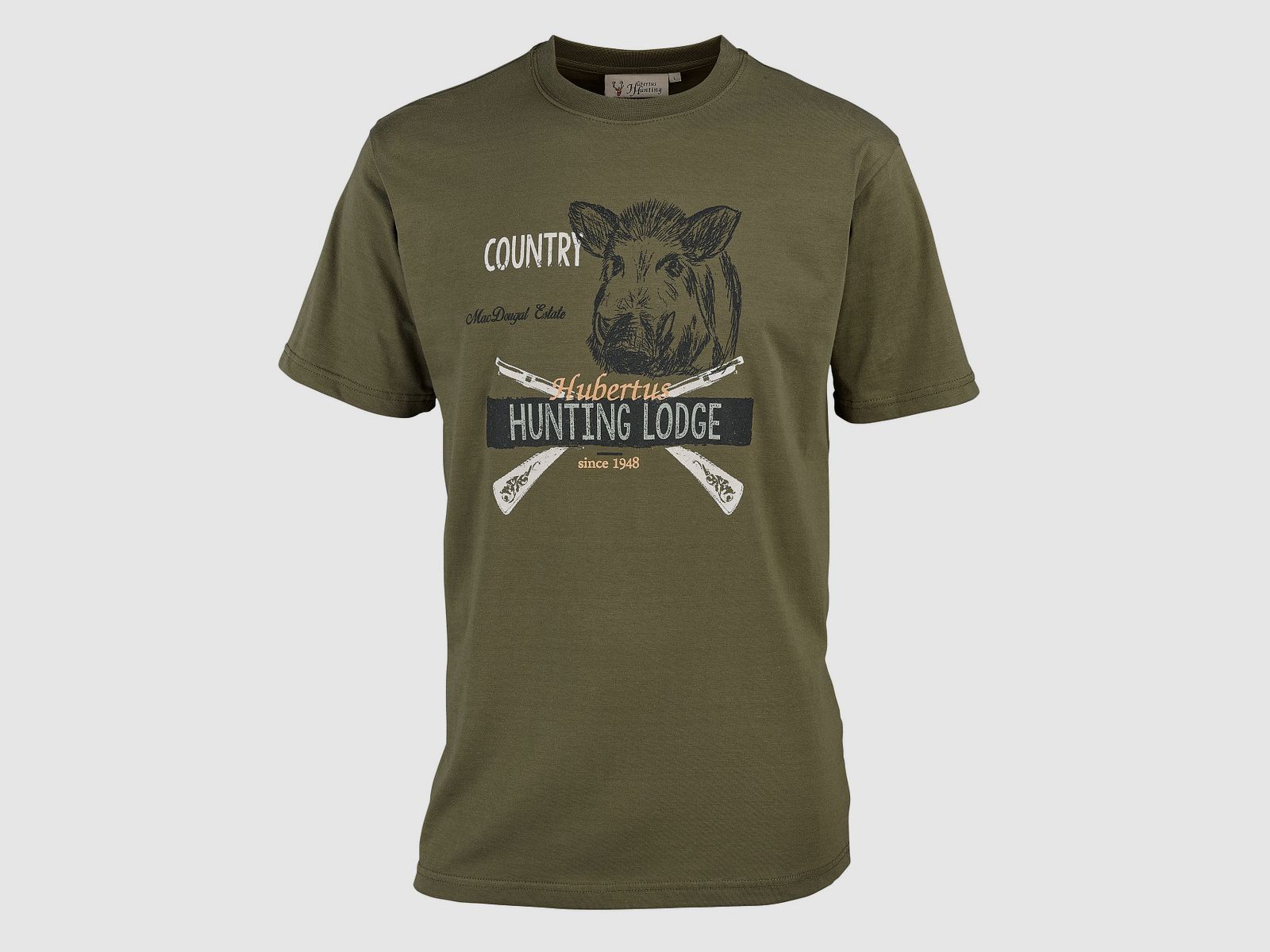 Hubertus Herren-T-Shirt Hunting Keiler