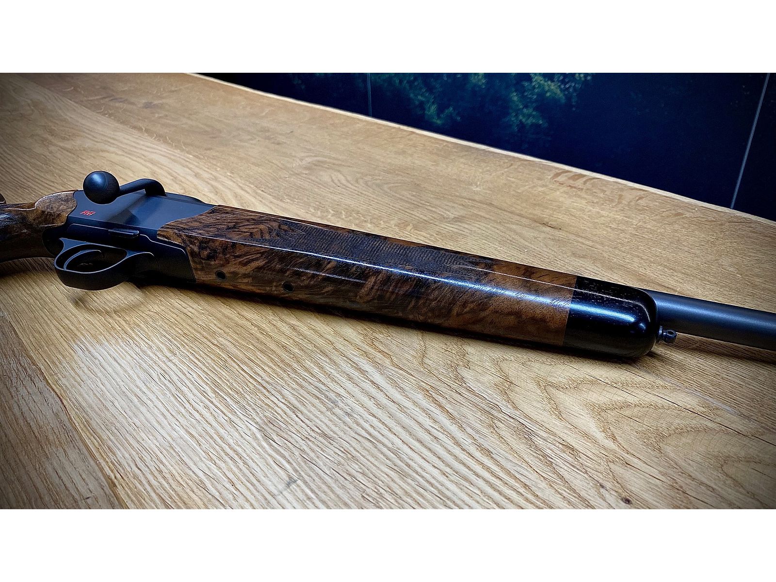 Blaser R8 mit Safari-Schaft / 52cm SW Lauf .308 / Holzklasse 7 / Rote Schaftkappe / Finanzierung möglich!