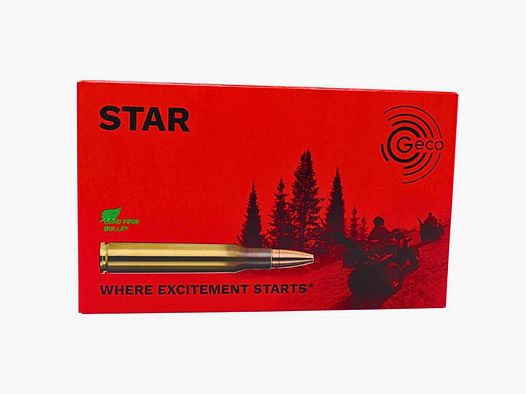 Geco .300WinMag STAR 10,7g/165grs Büchsenpatronen Bleifrei