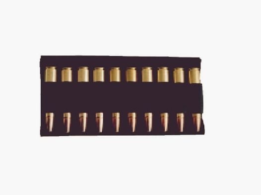 Étui à cartouches AKAH pour 10 cartouches à balle
