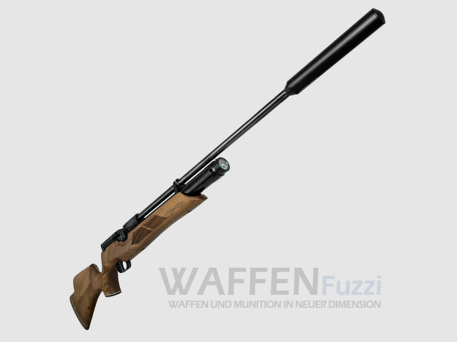 Weihrauch HW 100 S Pressluftgewehr 5,5 mm Langer Lauf + Schalldämpfer, Bild 6 von 6
