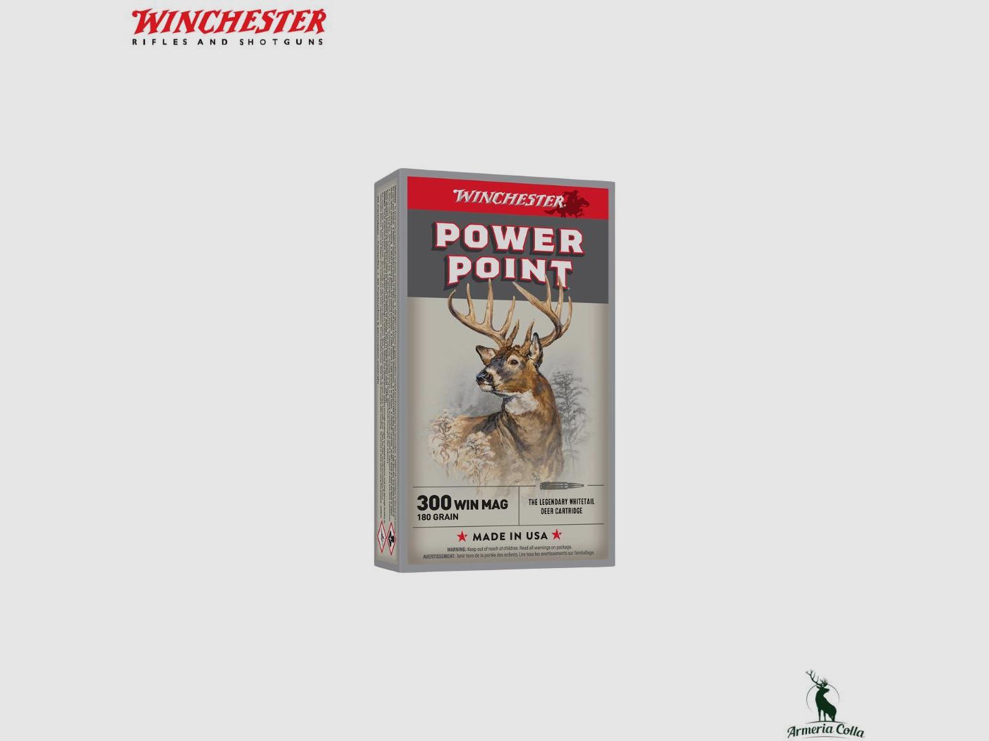 Winchester Munition Power Point 180gr Kal. .300 Win. Mag.