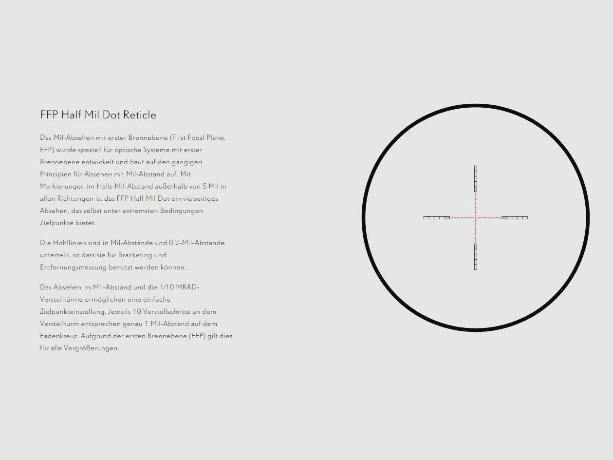 HAWKE 14304 Lunette de tir VANTAGE 30 WA FFP 6-24x50 HALF MIL DOT IR ABSEHEN