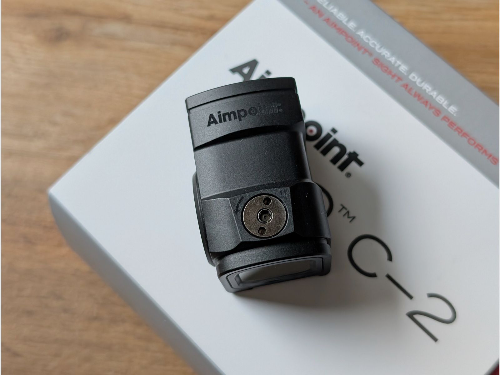 Two months old Aimpoint ACRO C-2 with receipt
