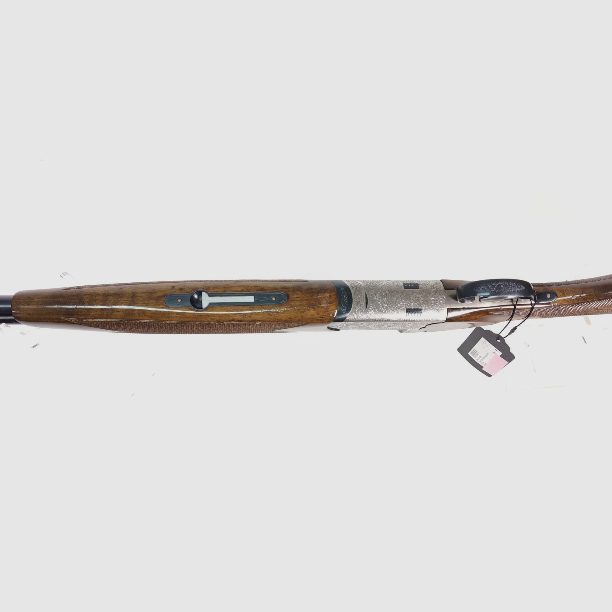 Zanardini double-barrel shotgun 16/70 avec bascule en acier gravée