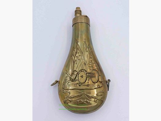 Pedersoli Gardone/Italien Pedersoli Pulverflasche Walker Brass Adjustable