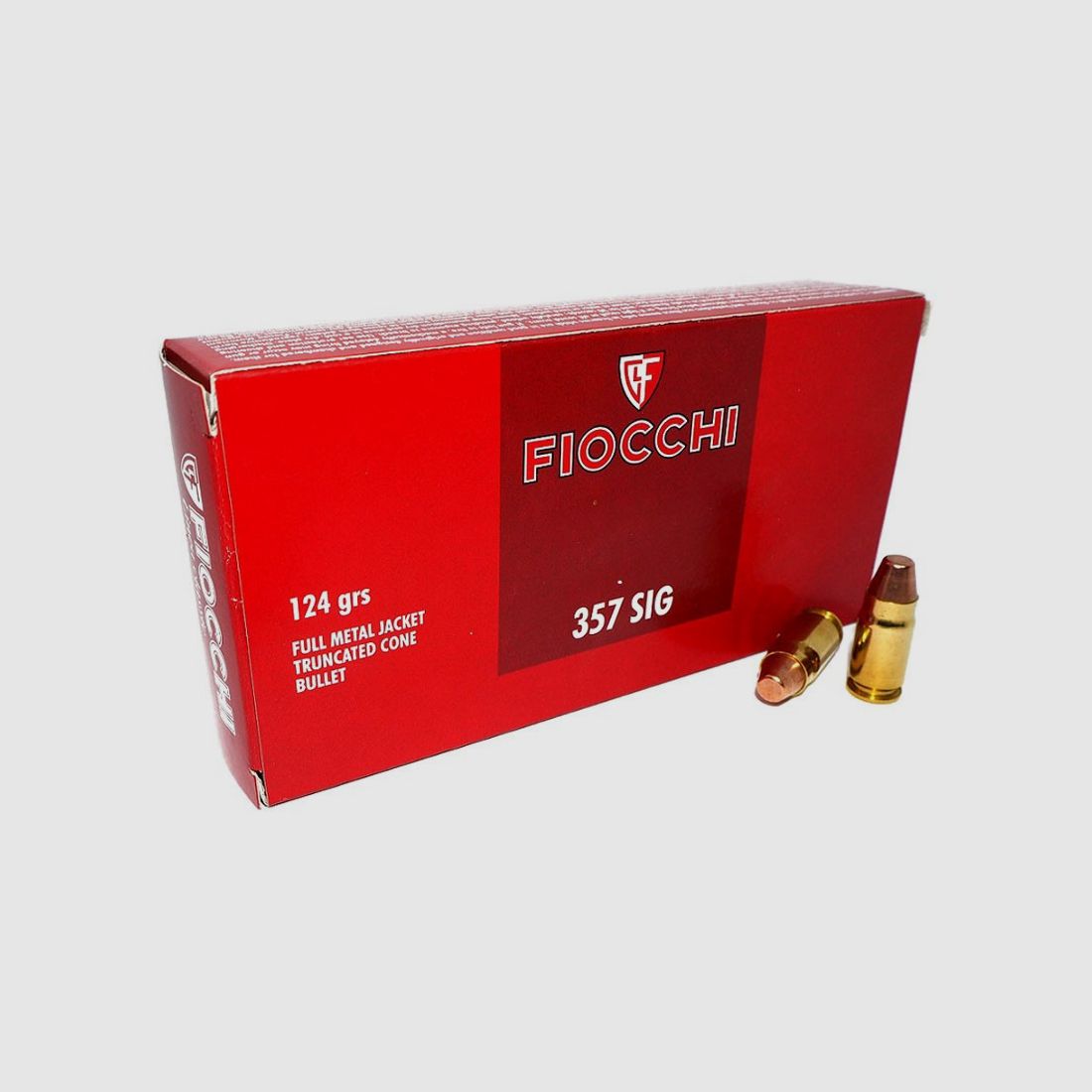 FIOCCHI Munitie – 357 SIG – 124 grains – omhulde