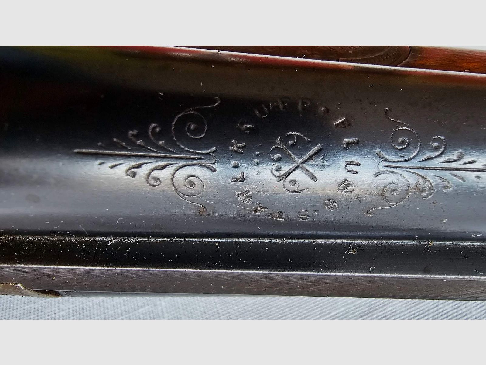 Historische Jagdflinte Franz Sodia, Kal. 16/16, Baujahr 1914
