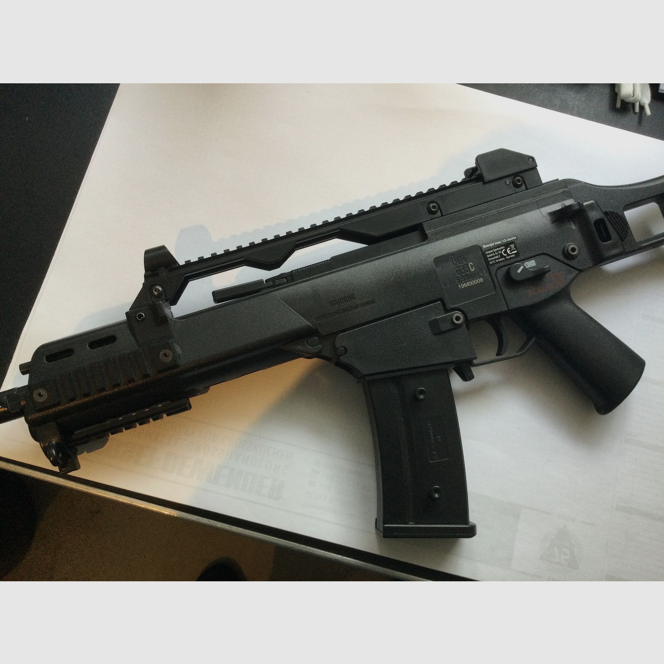Heckler und Koch, G36C, 5,56 mmx45, 1,3 Joules, Softair