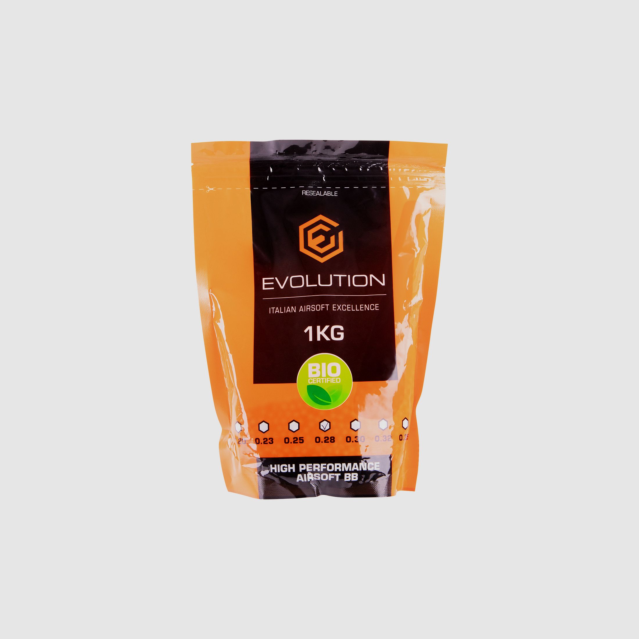 Evolution High Performance Airsoft BIO BBs 6mm 0,28g 3.570 Stück