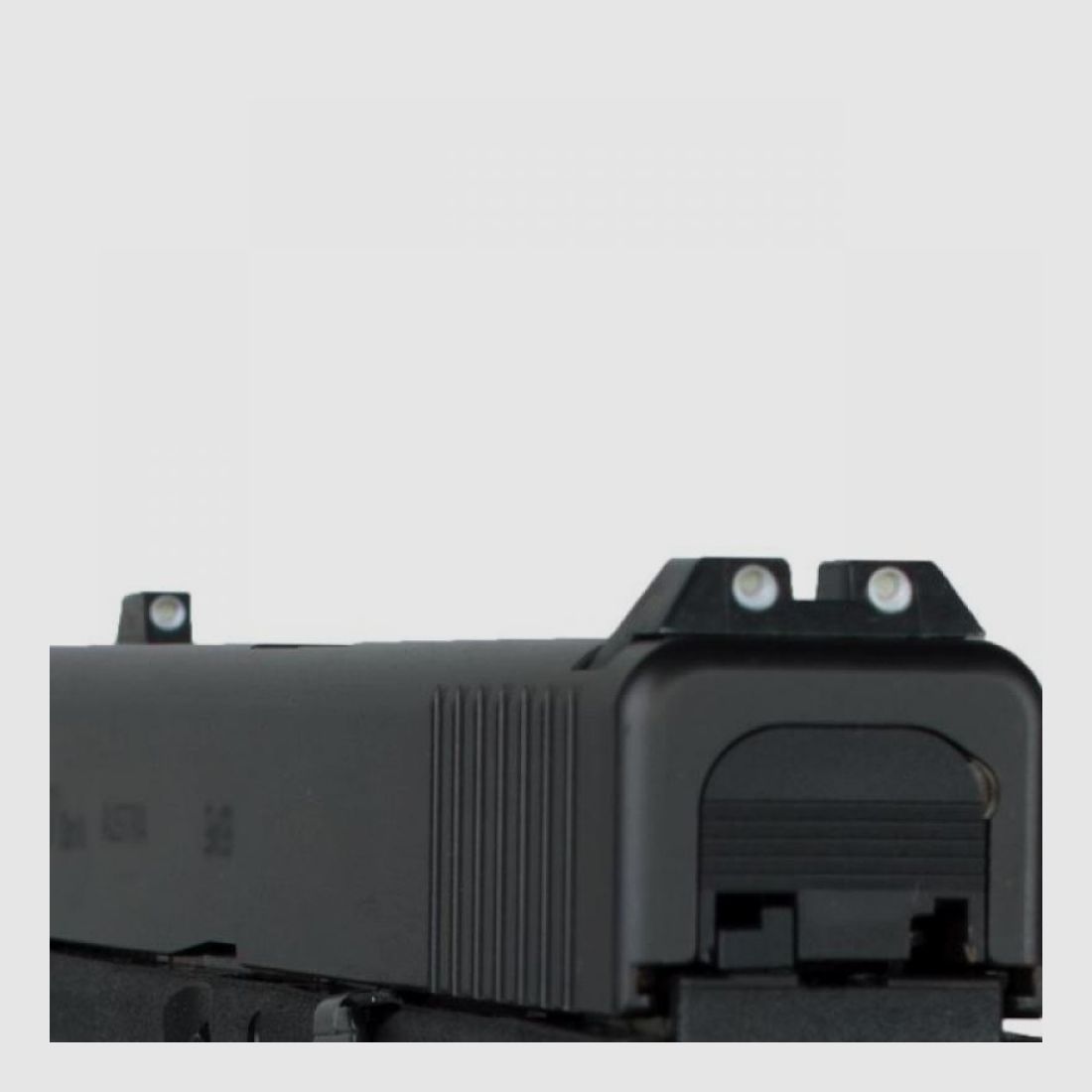 Glock Korn 4.1 GMS Stahl Set (Nachtvisier/grün)