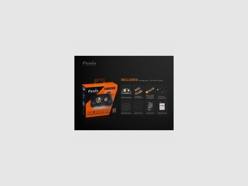 Fenix Stirnlampe Fenix HM65R, Bild 2 von 3