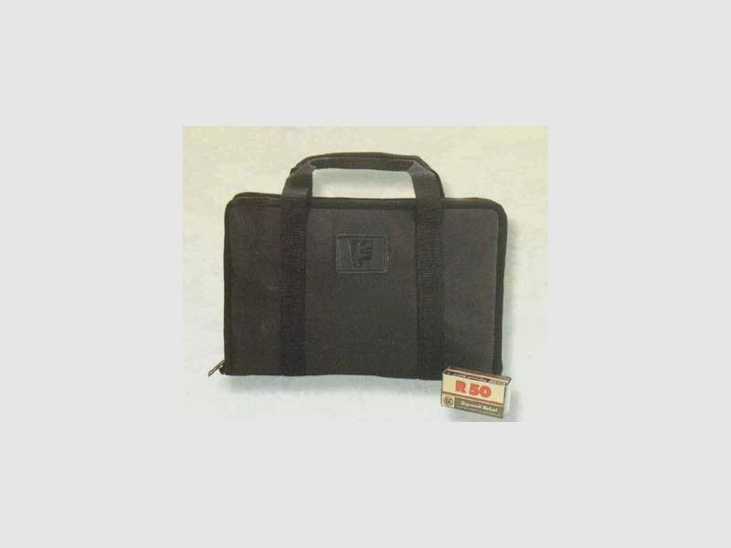 FRITZMANN Futteral f. Kurzwaffe f. 2 Kurzwaffen 35x23cm schwarz m. Tragegriff