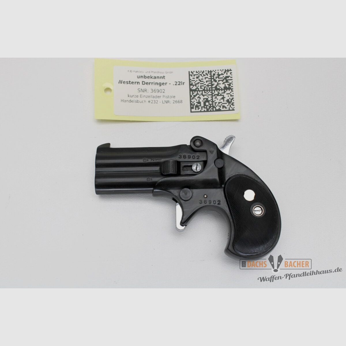 Derringer Kaschie Schiederwerk Western Derringer calibre .22lr #:2668