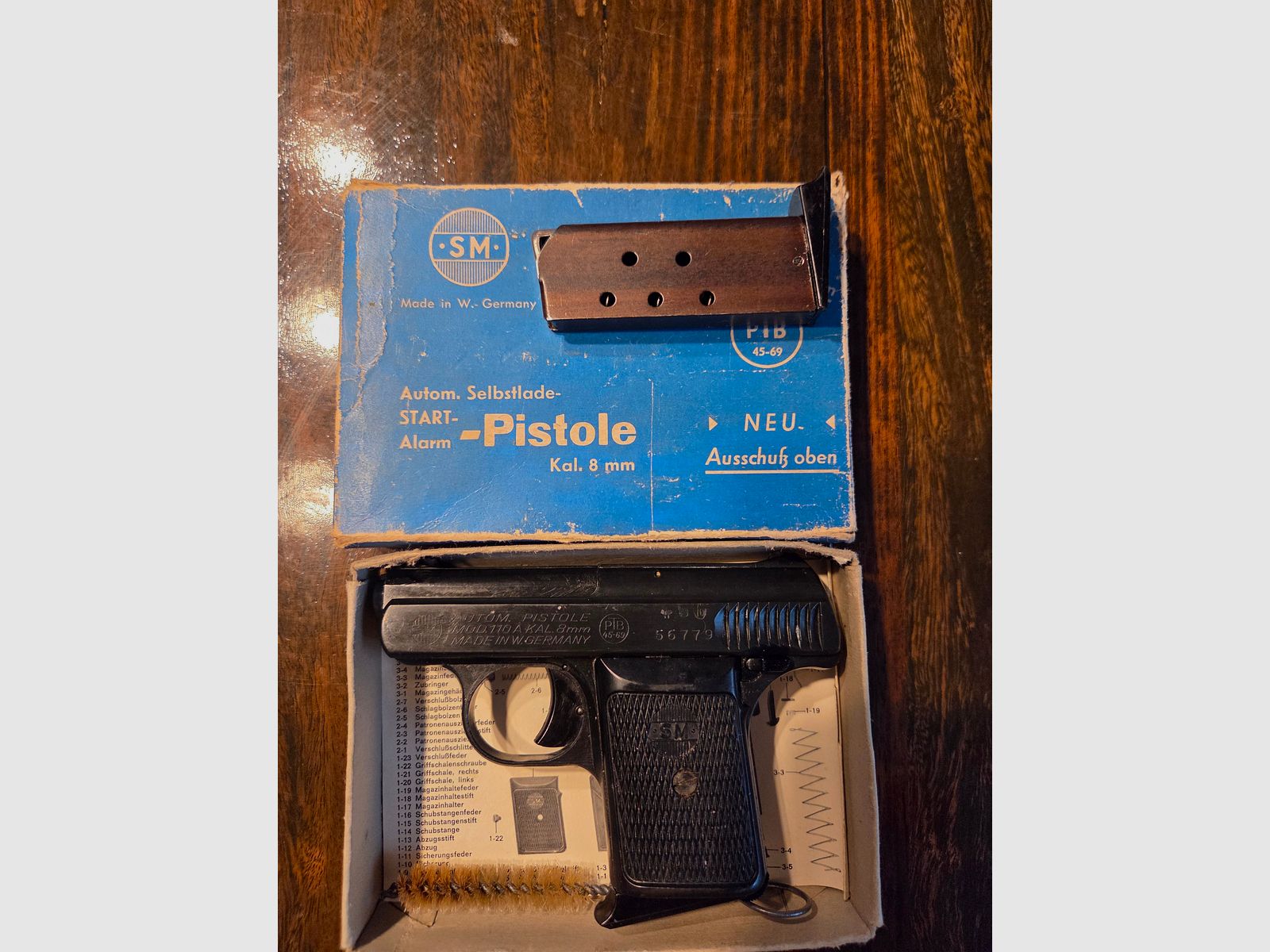 Collectionnable Rhöner SM 110A, 2 chargeurs, PTB 45-69