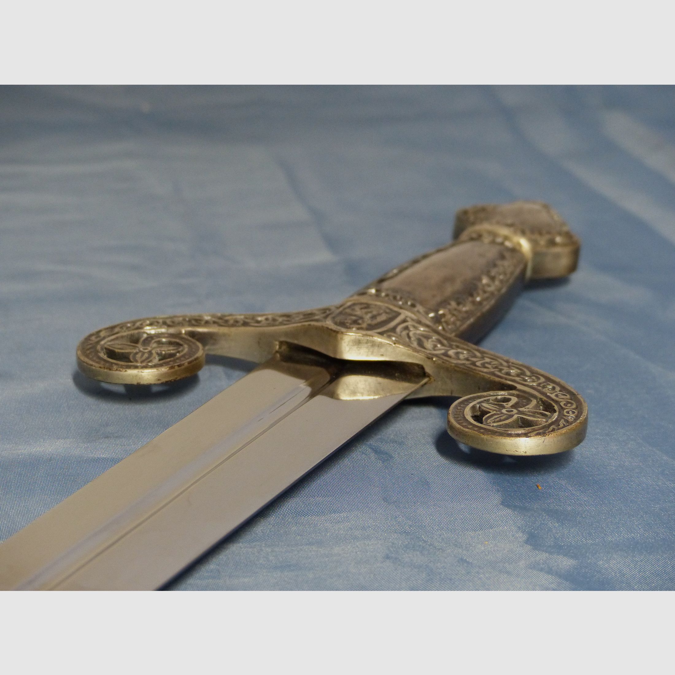Sword cutting weapon replica Toledo probably from Spain decoration
