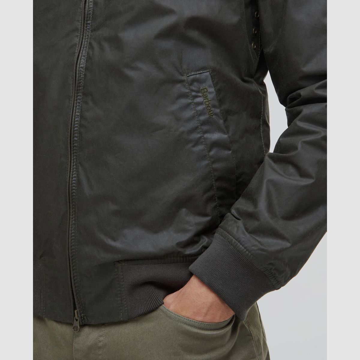 BARBOUR Wachsjacke Royston Lightweight Archive Olive