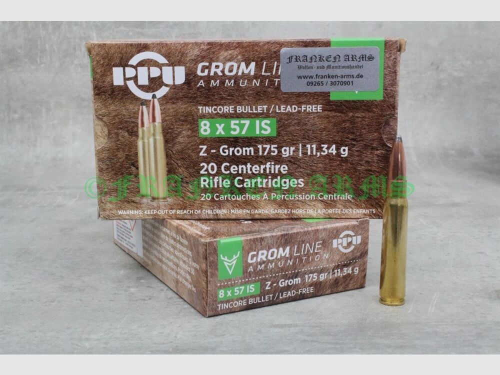 PPU Z-GROM 8x57IS 175gr. 11,34g 20 Stück Staffelpreise