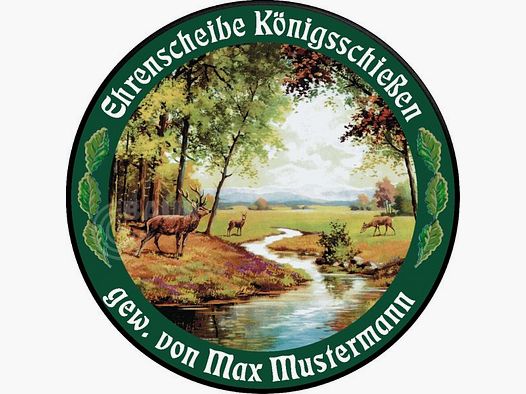 Schützenscheibe ECO-LINE Motiv 018