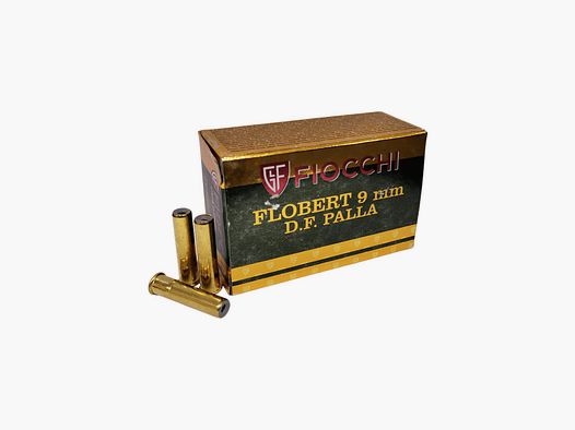 Cartuchos Fiocchi Doppia Forza cal. 9 Flobert bala 2,4 g 7,40 mm