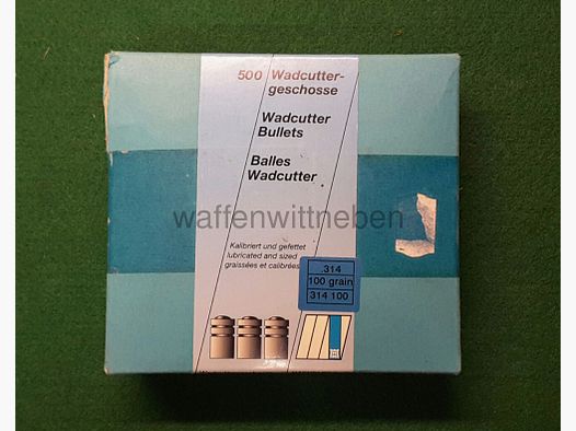 H&N (Haendler & Netermann) Wadcuttergeschosse (500 Stk.)