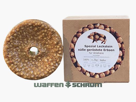 Wildlutscher Spezial Leckstein Geröstete Erbsen 3 kg
