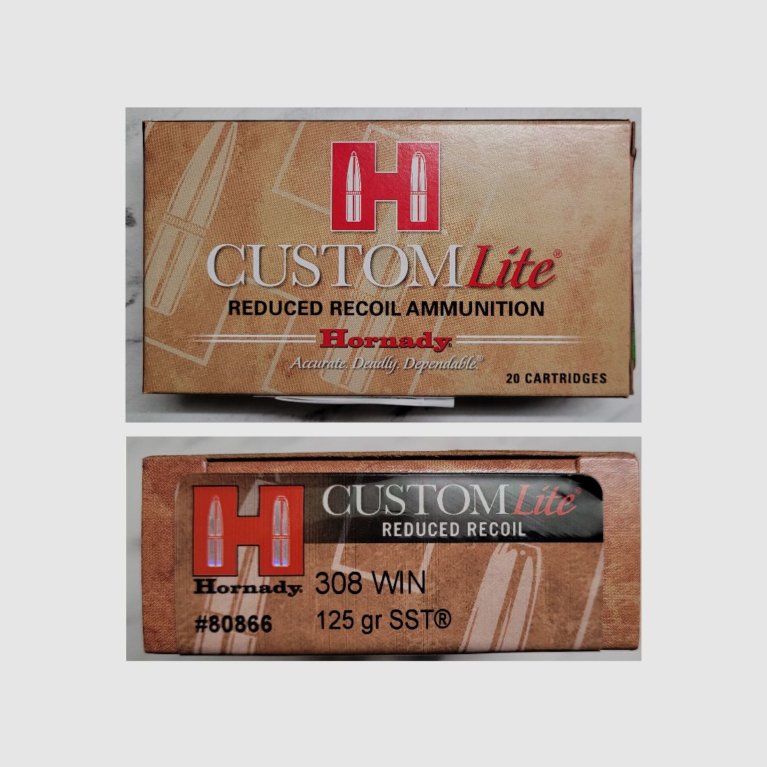 Hornady Custom Lite 125gr 308