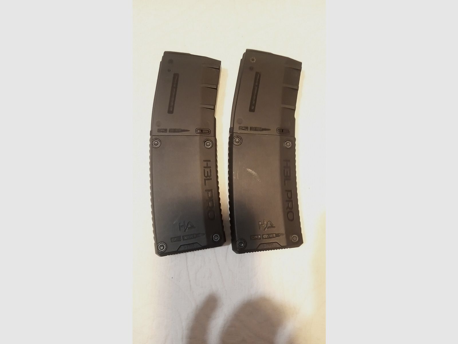 2x HERA ARMS H3L-PRO, 10-round AR15 magazine black very good, used